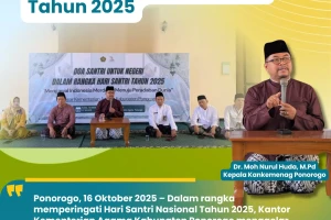 Doa Santri untuk Negeri Warnai Peringatan Hari Santri Tahun 2025 di Kemenag Ponorogo 561021520_122167257404451321_151947315455500316_n