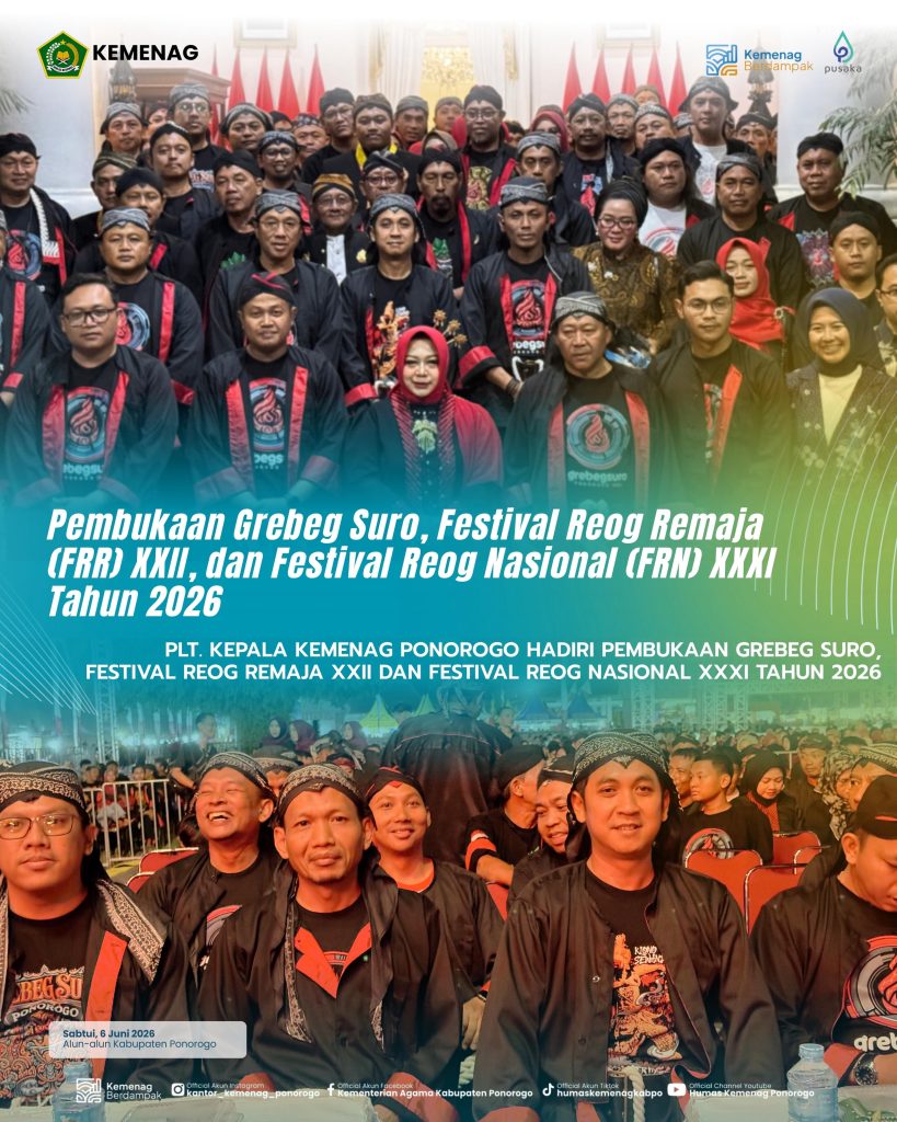 Plt. Kepala Kemenag Ponorogo Hadiri Pembukaan Grebeg Suro, Festival Reog Remaja XXII dan Festival Reog Nasional XXXI Tahun 2026